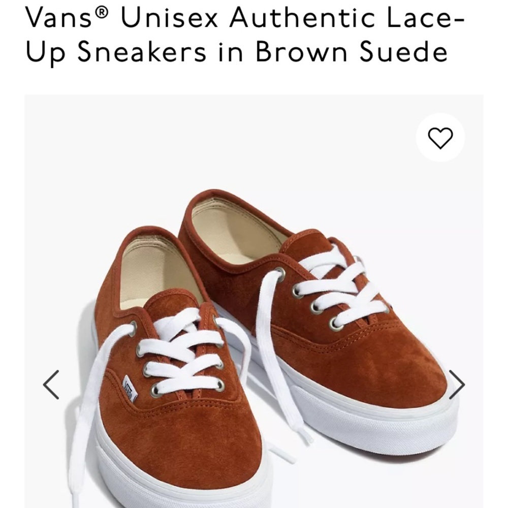 Brown suede vans